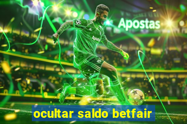 ocultar saldo betfair